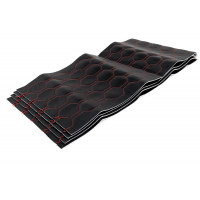 Экокожа Соты с одинарной строчкой для перетяжки обивок дверей 4шт 70х30см