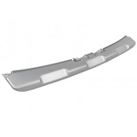 Накладка переднего бампера серебристая для Сандеро Степвей 2014-2018 Накладка переднего бампера серебристая для Сандеро Степвей 2014-2018