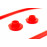 Прокладка клапанной крышки со втулками из красного силикона для 8-клапанных Ларгус, Ларгус FL, Гранта, Гранта FL, Приора, Калина, Калина 2, Ока, ВАЗ 2113-2115, 2110-2112, 2108-21099, Датсун