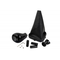 Ручка КПП черный лак с белой LED подсветкой и пыльником для ВАЗ 2113, 2114, 2115 Ручка КПП черный лак с белой LED подсветкой и пыльником для ВАЗ 2113, 2114, 2115