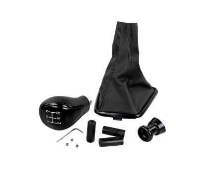 Ручка МКПП черный лак с белой LED подсветкой и пыльником для Веста, Веста NG Ручка МКПП черный лак с белой LED подсветкой и пыльником для Веста, Веста NG