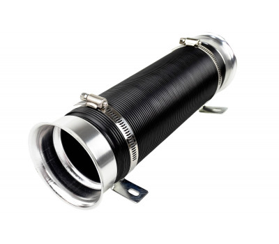 Шланг и хром патрубки универсального холодного впуска для Лада, иномарок