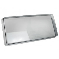 Тонированное гладкое стекло левой фары для ВАЗ 2105 Тонированное гладкое стекло левой фары для ВАЗ 2105