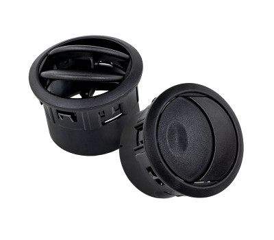 Сопла воздуховодов с черными кольцами (2шт) для Калина 2, Граната, Гранта FL, Датсун