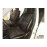 Обивка сидений (не чехлы) экокожа гладкая с цветной строчкой Соты для Приора хэтчбек, универсал