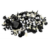 Комплект хомутов, скоб, пистонов и держателей на кузов для Веста Комплект хомутов, скоб, пистонов и держателей на кузов для Веста