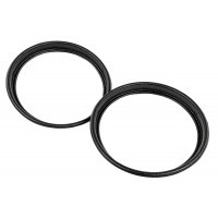 Комплект пластиковых облицовок ободков фар для Лада 4х4, Нива Легенд