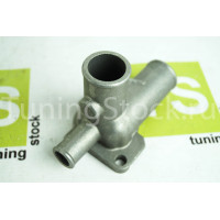 Патрубок выпускной системы охлаждения без отверстия под датчик температуры на ВАЗ 2108, 2109, 21099