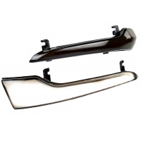 Динамические тонированные бело-желтые повторители поворота Мультиплазма в боковые зеркала образца от 2014 года для Гранта, Гранта FL, Калина, Калина 2, Датсун