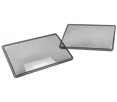 Тонированные гладкие стекла фар для ВАЗ 2108, 2109, 21099 Тонированные гладкие стекла фар для ВАЗ 2108, 2109, 21099