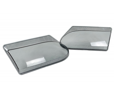 Тонированные гладкие стекла фар для ВАЗ 2113, 2114, 2115 с фарами Bosch 