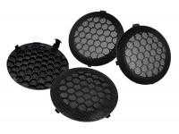 Решетки (сетки) динамиков на обивку дверей (4шт) для Ларгус, Ларгус FL, Логан, Сандеро, Дастер