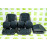 Обивка сидений (не чехлы) экокожа с алькантарой (цветная строчка Ромб/Квадрат) для ВАЗ 2108-21099, 2113-2115, 5-дверная Лада 4х4 (Нива) 2131