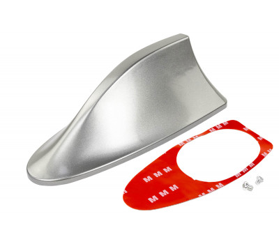 Серая антенна-плавник на крышу автомобиля для Лада, иномарок