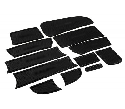 Силиконовые коврики панели приборов и консоли черные для Калина 1 (2004-2012) Силиконовые коврики панели приборов и консоли черные для Калина 1 (2004-2012)