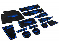 Силиконовые коврики панели приборов и консоли нового образца черно-синие нового образца для Гранта FL Силиконовые коврики панели приборов и консоли нового образца черно-синие нового образца для Гранта FL