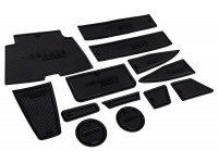 Силиконовые коврики панели приборов и консоли черные нового образца для Гранта FL Силиконовые коврики панели приборов и консоли черные нового образца для Гранта FL