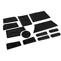 Силиконовые коврики панели приборов и консоли черные для Приора 2 (2013-2018) Силиконовые коврики панели приборов и консоли черные для Приора 2 (2013-2018)