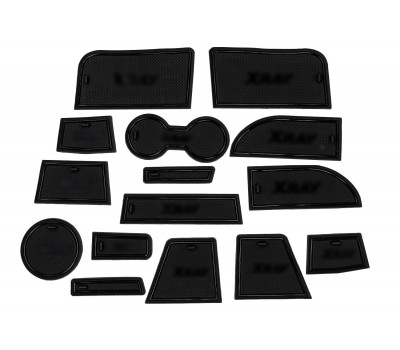 Силиконовые коврики панели приборов и консоли черные для Иксрей Силиконовые коврики панели приборов и консоли черные для Иксрей