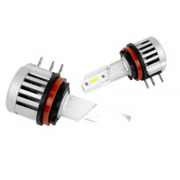 Светодиодные лампы G13 36W 9600lux с цоколем H15 для Приора 2 Светодиодные лампы G13 36W 9600lux с цоколем H15 для Приора 2