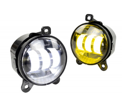 Двухцветные диодные ПТФ серии Эконом (22W, 2800lux) для Приора, Шевроле Нива с 2009, Газель Двухцветные диодные ПТФ серии Эконом (22W, 2800lux) для Приора, Шевроле Нива с 2009, Газель