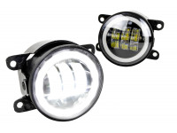 Диодные ПТФ серии Эконом (46W, 2600lux) с кольцом ДХО для Гранта FL, Веста, Веста NG, Иксрей, Ларгус FL, Нива Урбан, Рено Диодные ПТФ серии Эконом (46W, 2600lux) с кольцом ДХО для Гранта FL, Веста, Веста NG, Иксрей, Ларгус FL, Нива Урбан, Рено