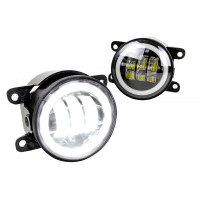 Диодные ПТФ серии Эконом (46W, 2600lux) с кольцом ДХО для Гранта FL, Веста, Веста NG, Иксрей, Ларгус FL, Нива Урбан, Рено Диодные ПТФ серии Эконом (46W, 2600lux) с кольцом ДХО для Гранта FL, Веста, Веста NG, Иксрей, Ларгус FL, Нива Урбан, Рено