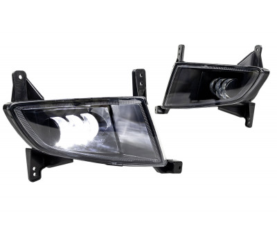 Светодиодные ПТФ серии Эконом (5 линз, 15w, 2200lux) в рестайлинговый бампер для Приора SE, Приора 2 Светодиодные ПТФ серии Эконом (5 линз, 15w, 2200lux) в рестайлинговый бампер для Приора SE, Приора 2