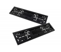 Универсальные пластиковые рамки госномеров W-Power (2шт) для Лада, иномарок