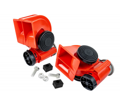 Автомобильные звуковые сигналы (улитка 2шт) с компрессором для Лада, иномарок Автомобильные звуковые сигналы (улитка 2шт) с компрессором для Лада, иномарок