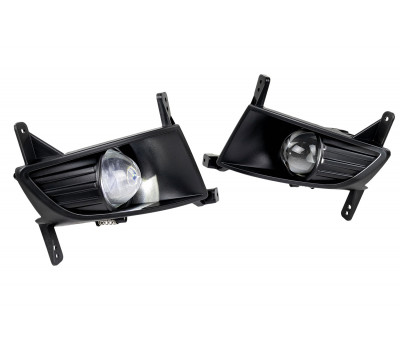 Диодные ПТФ Sal-Man 60W 13000lux в рестайлинговый бампер для Приора SE, Приора 2 Диодные ПТФ Sal-Man 60W 13000lux в рестайлинговый бампер для Приора SE, Приора 2