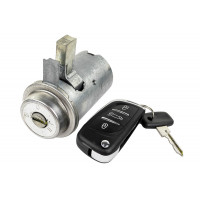 Замок зажигания с выкидным ключом в стиле Пежо без чипа (пустой) для ВАЗ 2101-2107, Нива 4х4, Нива Легенд Замок зажигания с выкидным ключом в стиле Пежо без чипа (пустой) для ВАЗ 2101-2107, Нива 4х4, Нива Легенд