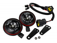 Дисковый воздушный звуковой сигнал SEM-ALI 132 c проводкой штатного подключения для Mercedes, Nissan 1 поколения Дисковый воздушный звуковой сигнал SEM-ALI 132 c проводкой штатного подключения для Mercedes, Nissan 1 поколения