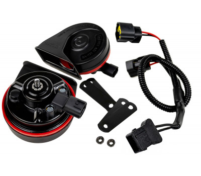 Рупорный воздушный звуковой сигнал SEM-ALI 131 c проводкой штатного подключения для Рено, Peugeot, Citroen 1 поколения