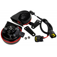 Рупорный воздушный звуковой сигнал SEM-ALI 131 c проводкой штатного подключения для Chevrolet, Nissan, Opel 2 поколения, Ford 1, 2 поколений