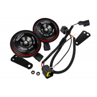 Дисковый воздушный звуковой сигнал SEM-ALI 132 c проводкой штатного подключения для Honda 1 поколения Дисковый воздушный звуковой сигнал SEM-ALI 132 c проводкой штатного подключения для Honda 1 поколения