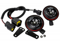 Дисковый воздушный звуковой сигнал SEM-ALI 132 c проводкой штатного подключения для KIA, Hyundai 2 поколения Дисковый воздушный звуковой сигнал SEM-ALI 132 c проводкой штатного подключения для KIA, Hyundai 2 поколения