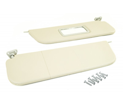 Солнцезащитные козырьки с зеркалом и комплектом саморезов для ВАЗ 2101-2107 Солнцезащитные козырьки с зеркалом и комплектом саморезов для ВАЗ 2101-2107