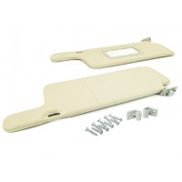 Солнцезащитные козырьки с зеркалом, крючками и саморезами для ВАЗ 2108-21099, 2113-2115