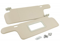 Солнцезащитные козырьки с зеркалом, крючками и саморезами для ВАЗ 2108-21099, 2113-2115 Солнцезащитные козырьки с зеркалом, крючками и саморезами для ВАЗ 2108-21099, 2113-2115