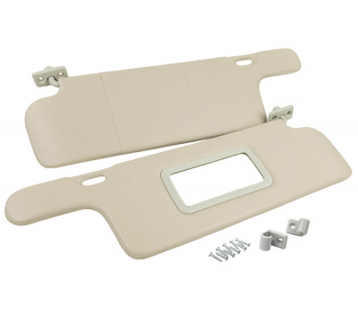 Солнцезащитные козырьки с зеркалом, крючками и саморезами для ВАЗ 2108-21099, 2113-2115 Солнцезащитные козырьки с зеркалом, крючками и саморезами для ВАЗ 2108-21099, 2113-2115