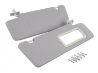 Противосолнечные козырьки с зеркалом и комплектом саморезов для Приора