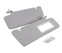 Противосолнечные козырьки с зеркалом и комплектом саморезов для Приора