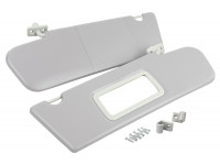 Солнцезащитные козырьки с зеркалом, крючками и комплектом саморезов для Нива Тревел, Шевроле Нива Солнцезащитные козырьки с зеркалом, крючками и комплектом саморезов для Нива Тревел, Шевроле Нива