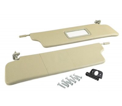 Солнцезащитные козырьки с зеркалом, центральным кронштейном и комплектом саморезов для Нива 4х4 1993-2019 г. Солнцезащитные козырьки с зеркалом, центральным кронштейном и комплектом саморезов для Нива 4х4 1993-2019 г.