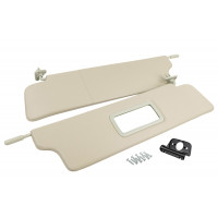 Солнцезащитные козырьки с зеркалом, центральным кронштейном и комплектом саморезов для Нива 4х4 1993-2019 г.