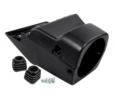 Кожух рулевой колонки с винтами и пыльниками подрулевых переключателей под руль от Калины, Приоры для ВАЗ 2110, 2111, 2112 с европанелью