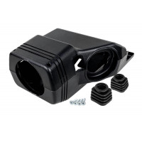 Кожух рулевой колонки нового образца с винтами и пыльниками подрулевых переключателей под старую панель для ВАЗ 2110,2111, 2112