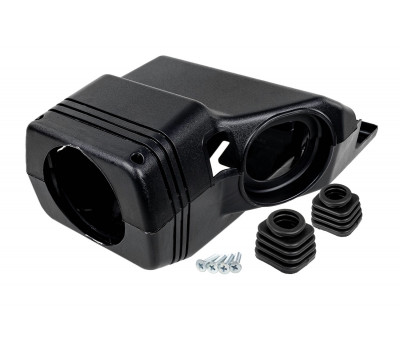 Кожух рулевой колонки нового образца с винтами и пыльниками подрулевых переключателей под старую панель для ВАЗ 2110,2111, 2112