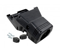 Кожух рулевой колонки старого образца с винтами и пыльниками подрулевых переключателей для ВАЗ 2110, 2111, 2112 со старой панелью